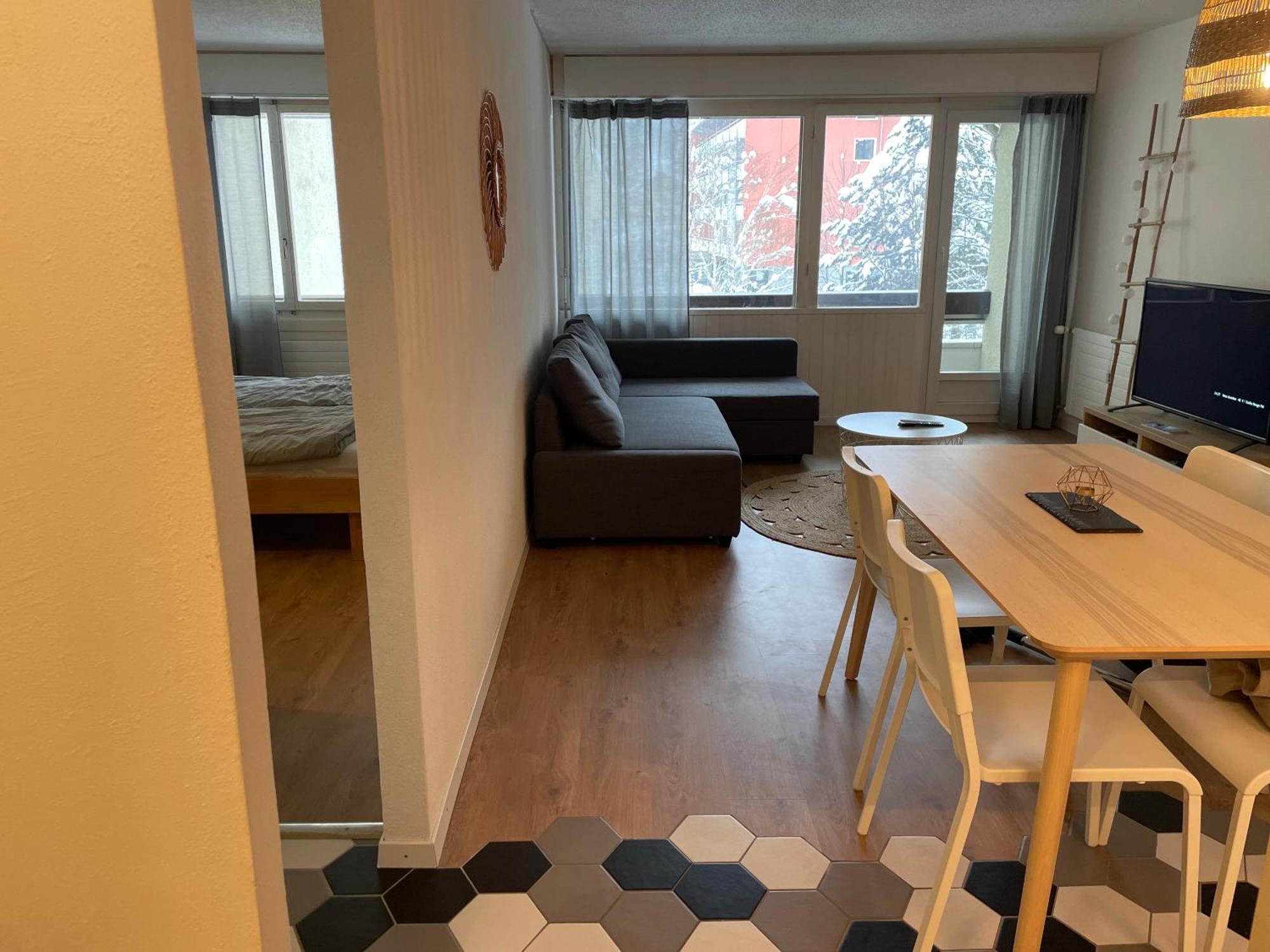 Super Central - Appartement 2,5Pcs A Leukerbad Exterior photo